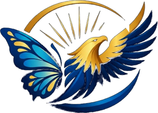 Marshall Lambert logo, a butterfly becoming an eagle